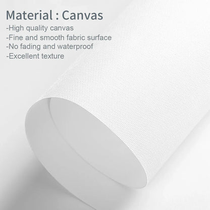 Frameless Summer People Swimming Canvas Wall Art