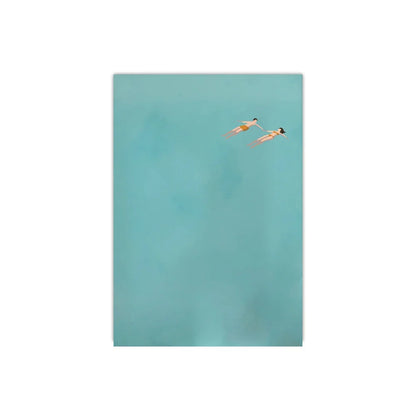 Frameless Summer People Swimming Canvas Wall Art - MD05435 / 30x40cm