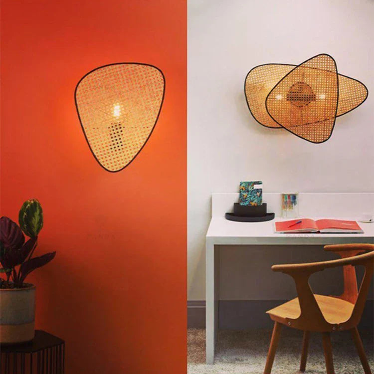 French Design Rattan Chandelier for Home Lighting - Chandelier
