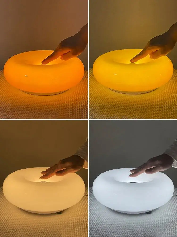 French style orange glossy ceramic decorative wall lamp with warm and cool light for bedroom decorative wall use