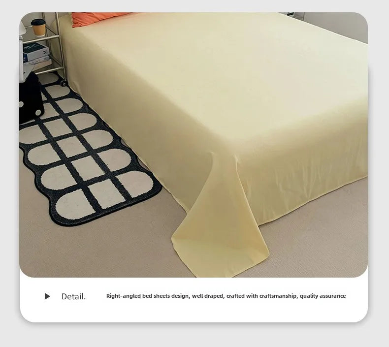 Fresh Solid Color Cotton Quilt Set - 4-Piece