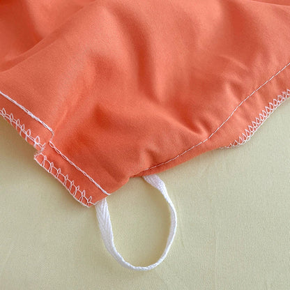 Fresh Solid Color Cotton Quilt Set - 4-Piece