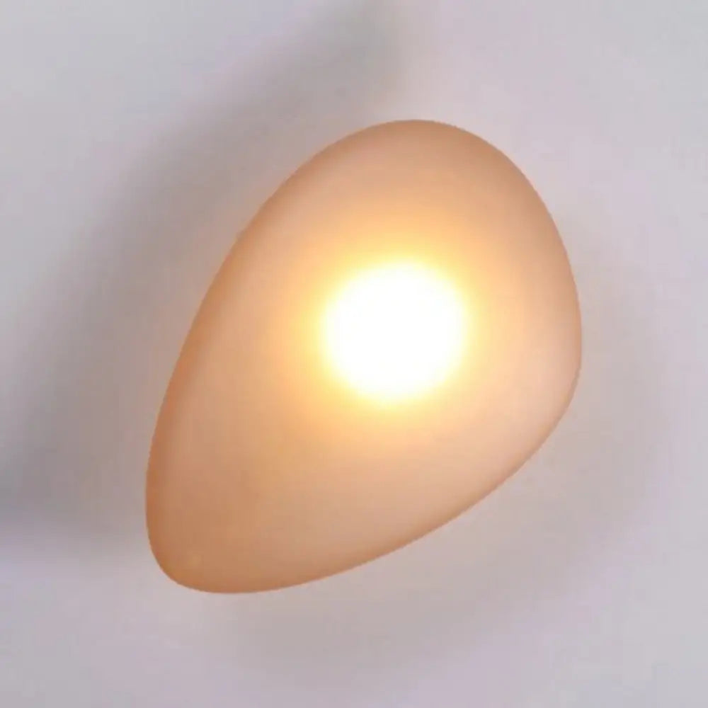 DecorBites™ DecorBites™ Frosted Glass Cobblestone Wall Sconce: Art Deco 1-Light Mount for Living Room