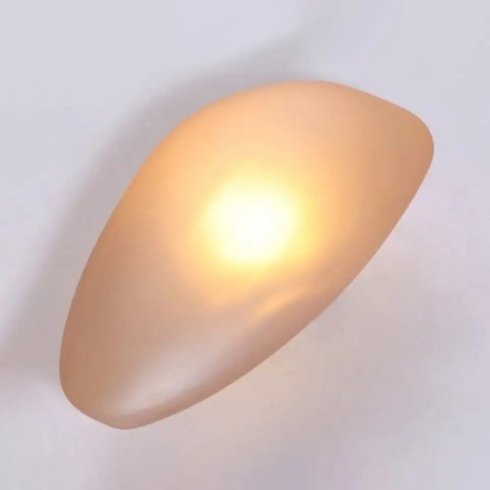 DecorBites™ DecorBites™ Frosted Glass Cobblestone Wall Sconce: Art Deco 1-Light Mount for Living Room