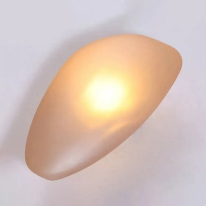 DecorBites™ DecorBites™ Frosted Glass Cobblestone Wall Sconce: Art Deco 1-Light Mount for Living Room