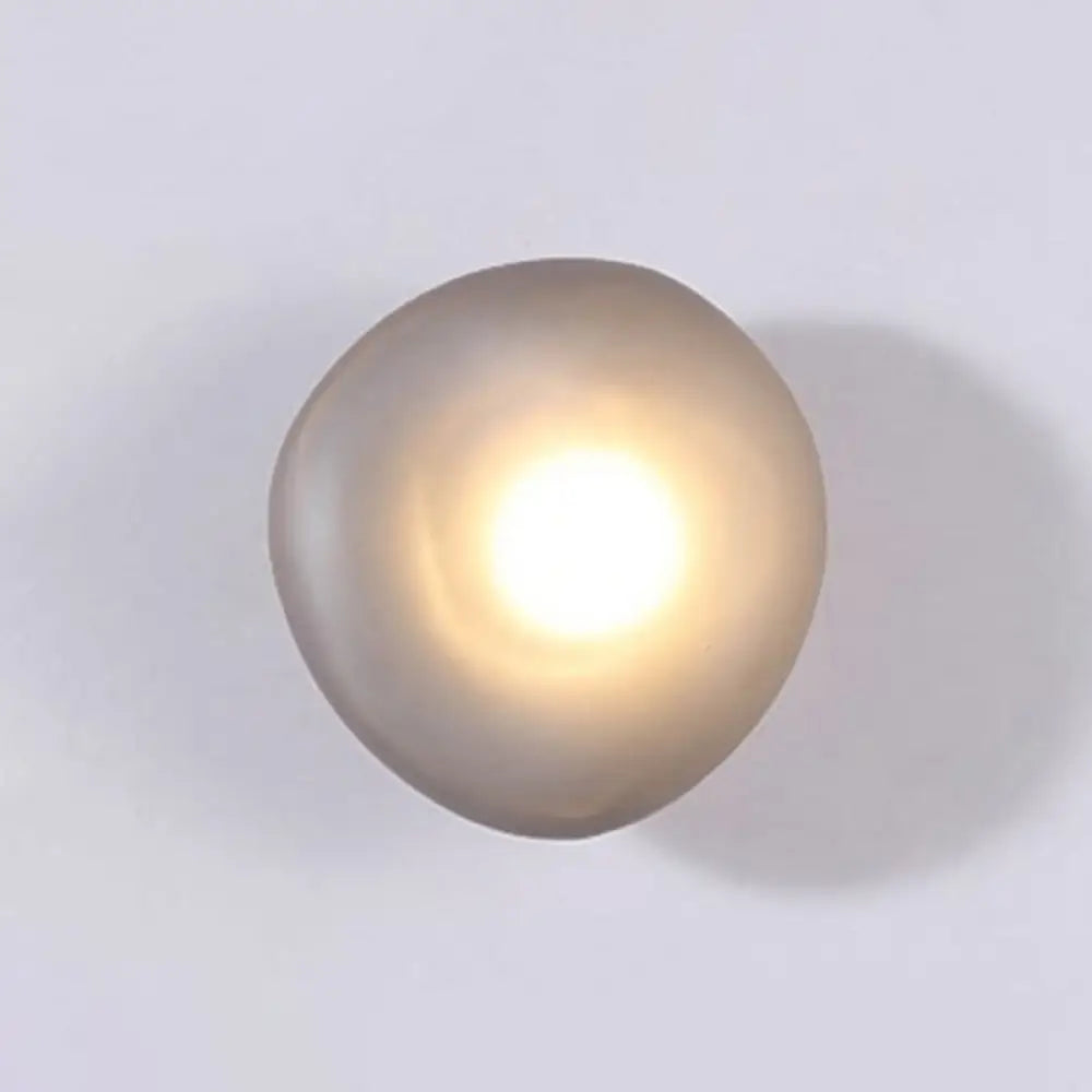 DecorBites™ DecorBites™ Frosted Glass Cobblestone Wall Sconce: Art Deco 1-Light Mount for Living Room