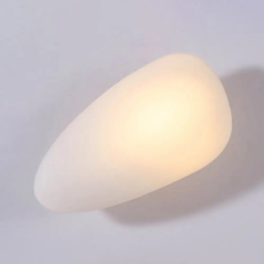 DecorBites™ DecorBites™ Frosted Glass Cobblestone Wall Sconce: Art Deco 1-Light Mount for Living Room