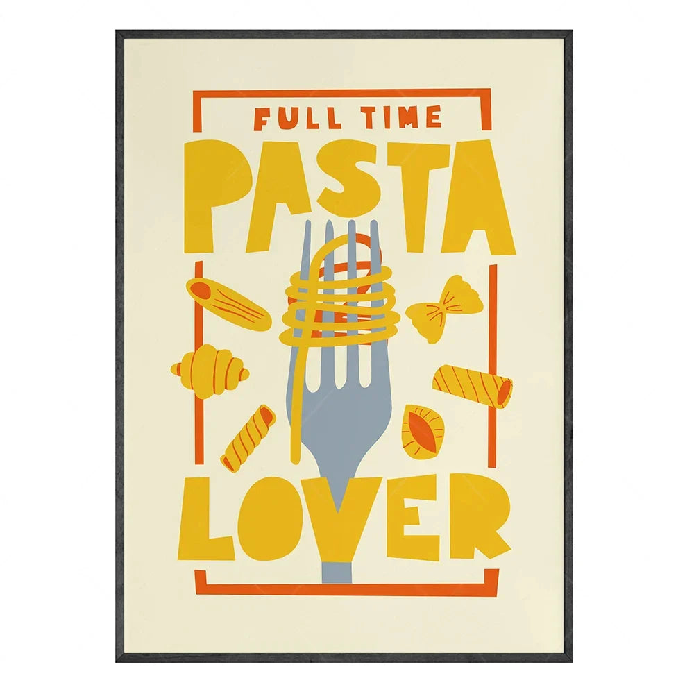 Fun Beans on Toast Kitchen Canvas Art - 03 / 40x60cm No Framed - Posters