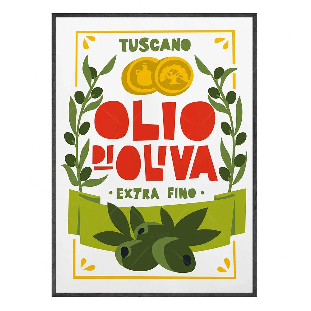 Fun Beans on Toast Kitchen Canvas Art - 04 / 40x60cm No Framed - Posters