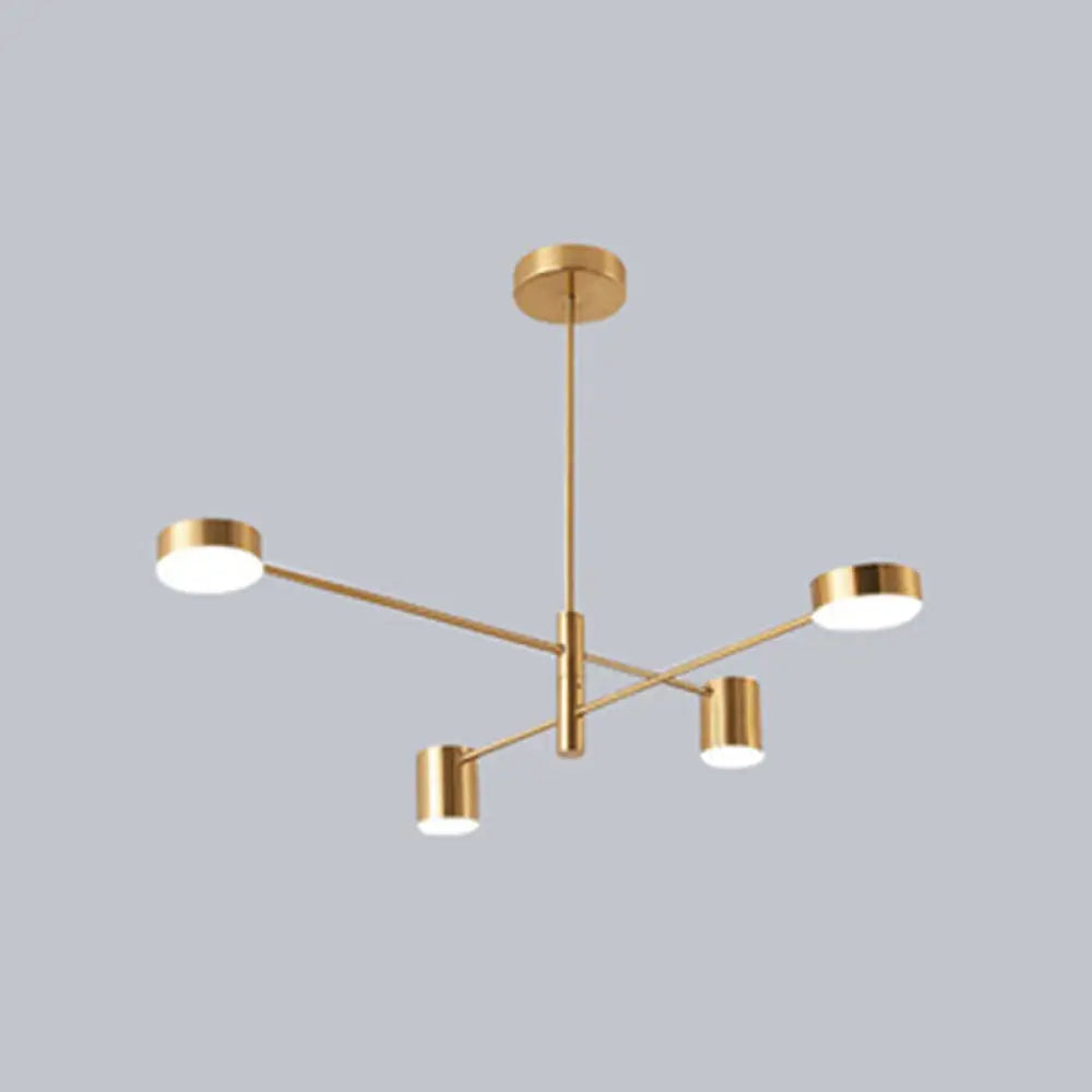 Gatria - Contemporary Sputnik Chandelier: Metal Pendant Light