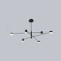 Gatria - Contemporary Sputnik Chandelier: Metal Pendant Light