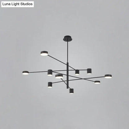 Gatria - Contemporary Sputnik Chandelier: Metal Pendant Light