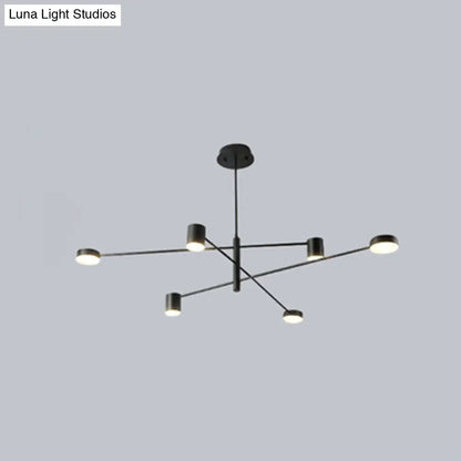 Gatria - Contemporary Sputnik Chandelier: Metal Pendant Light