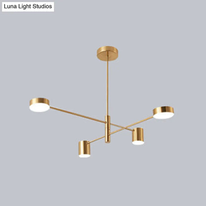 Gatria - Contemporary Sputnik Chandelier: Metal Pendant Light