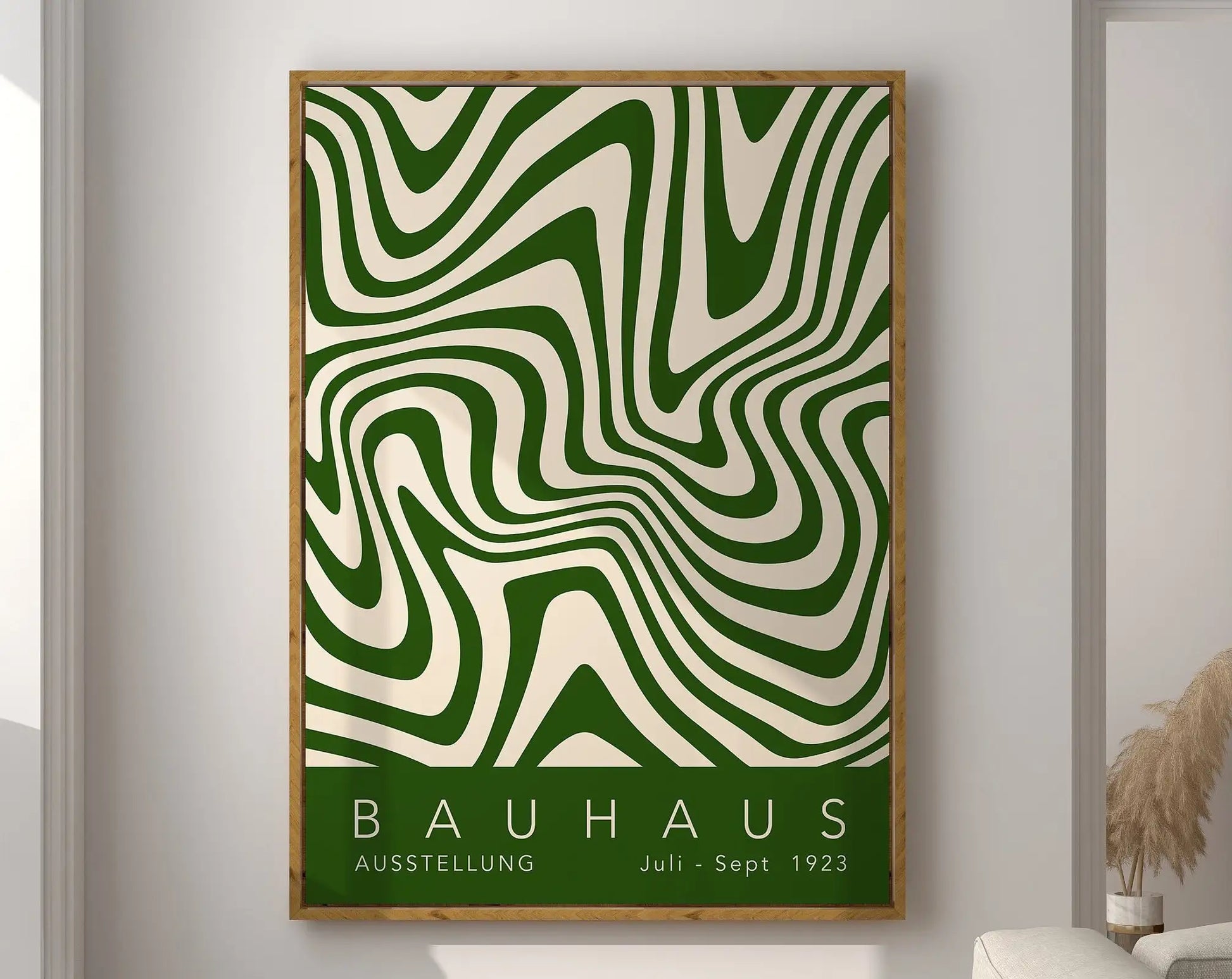 Geometric Bauhaus Canvas Poster for Modern Home - Posters