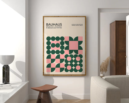 Geometric Bauhaus Canvas Prints for Modern Home - Posters