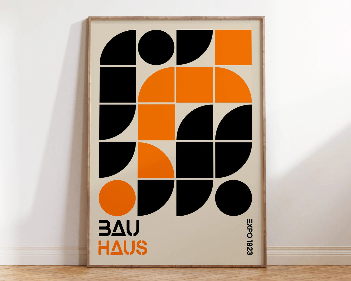 Geometric Canvas Prints - Bright Mid-Century Wall Art - Posters