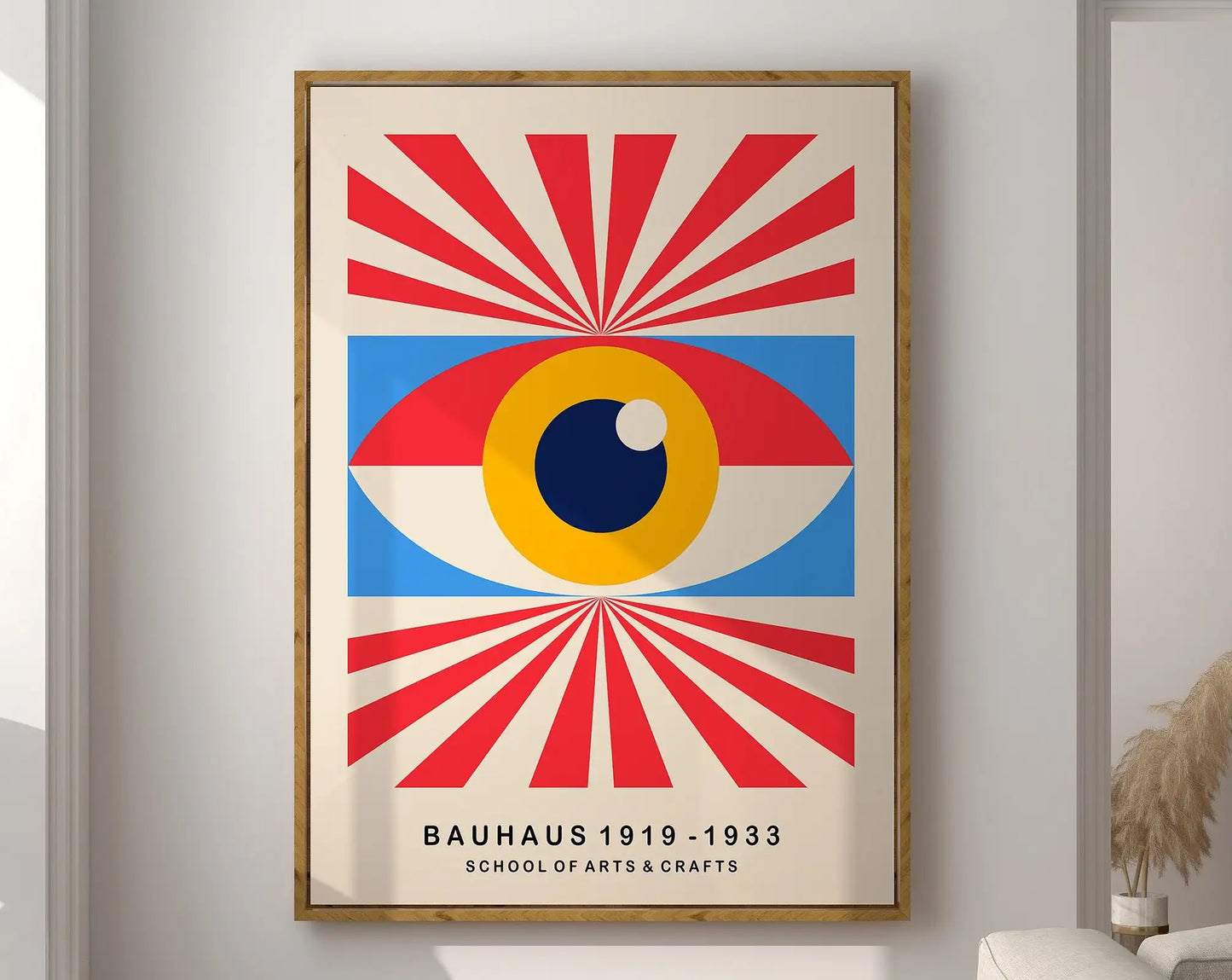 Geometric Canvas Prints - Bright Mid-Century Wall Art - Posters