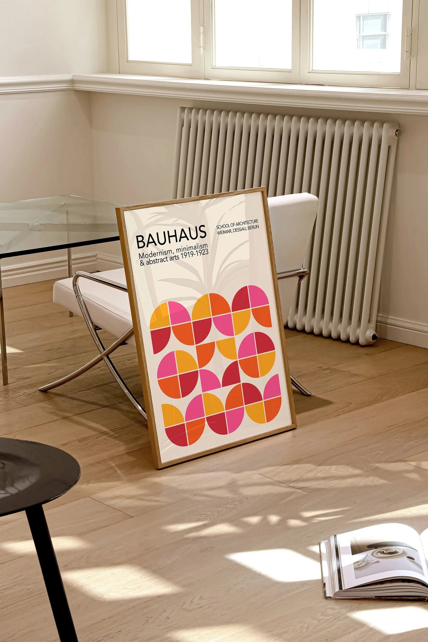Geometric Canvas Prints - Bright Mid-Century Wall Art - Posters