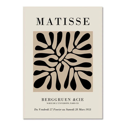 Geometric Leaf Rainbow Boho Canvas Wall Art - 13 / 40x60cm No Framed