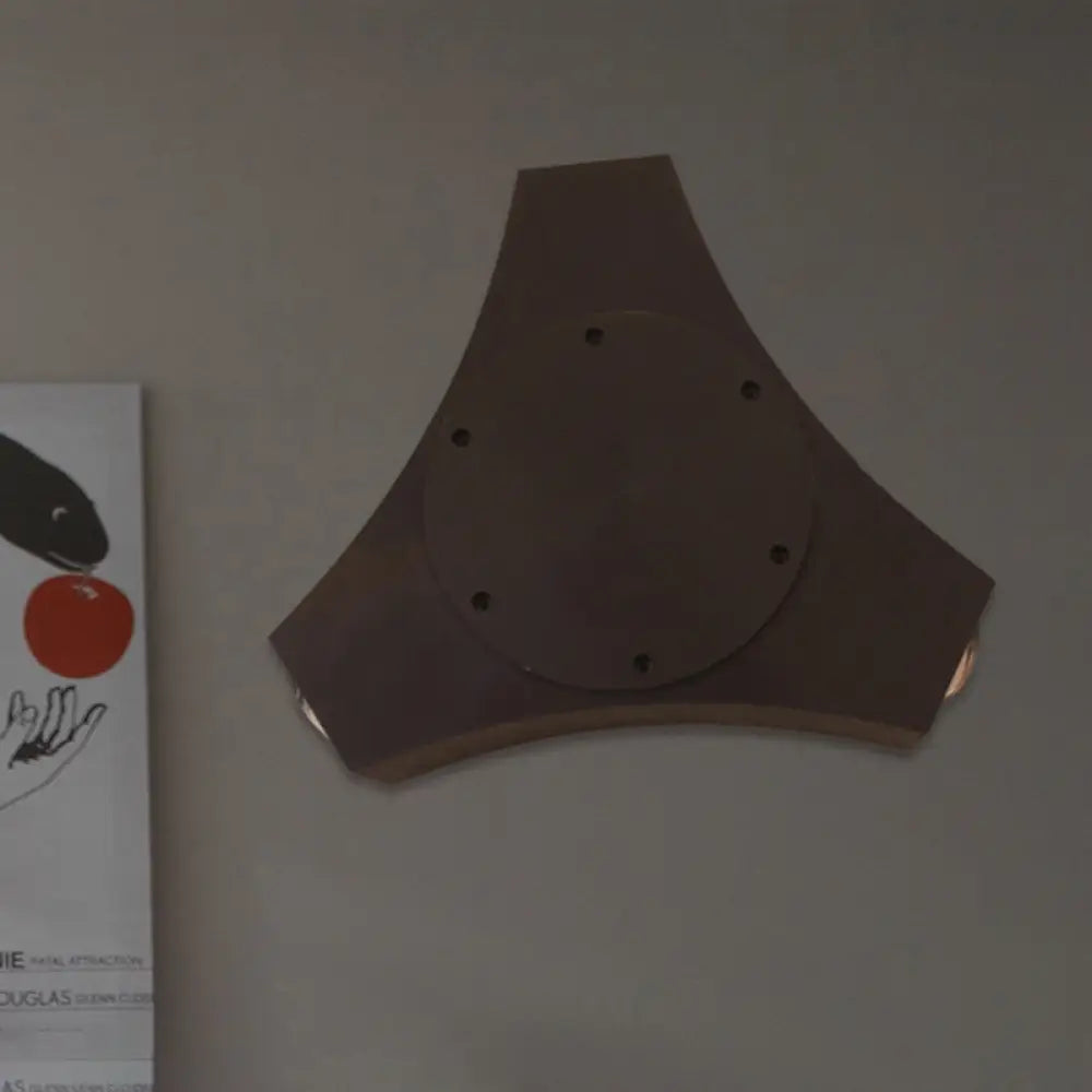 ديكوربايتس™ مصباح حائط أسود معدني هندسي - شمعدان ممر بثلاثة أرباع الأضواء