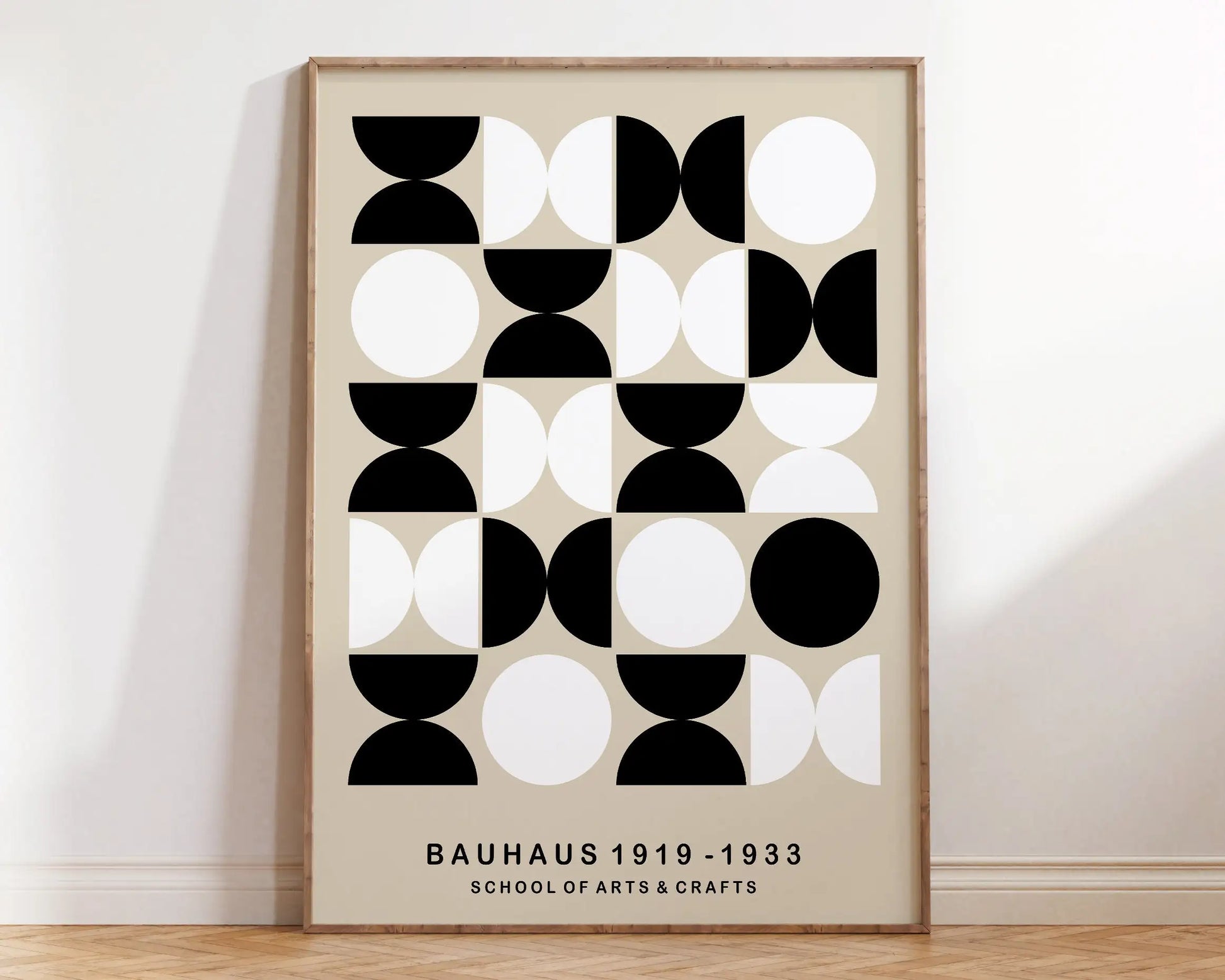 Geometric Mid-Century Canvas Wall Art Print - Posters