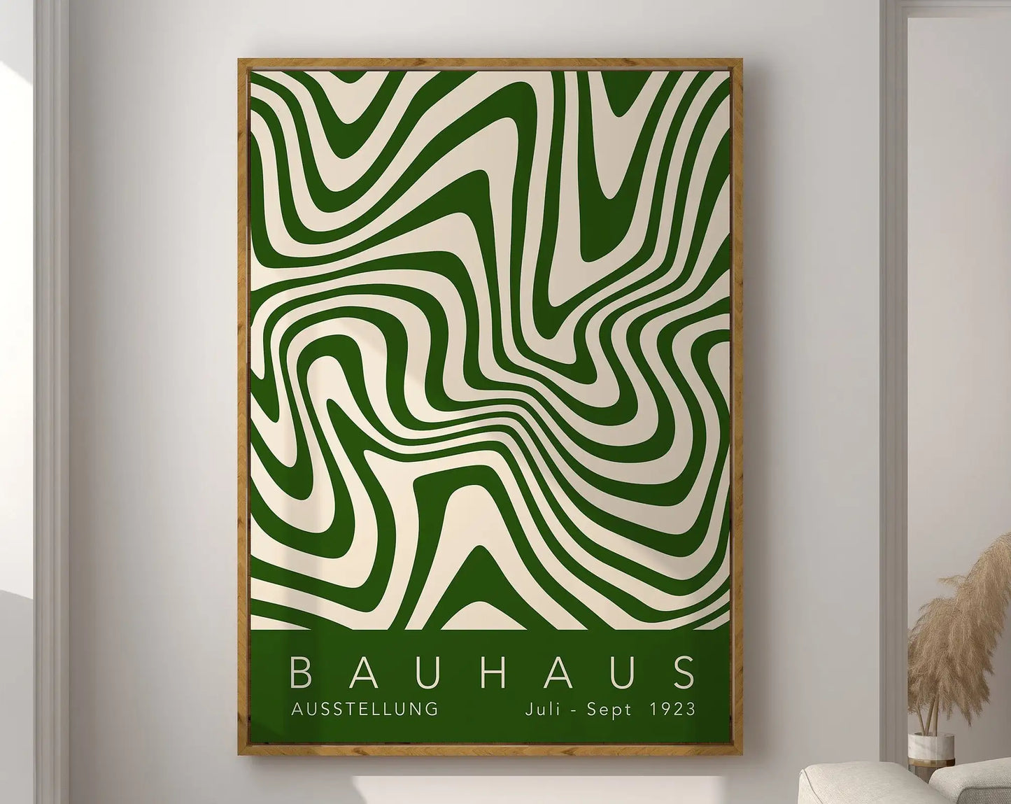 Geometric Mid-Century Canvas Wall Art Print - Posters