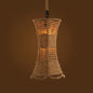 Geometric Pendant Light Kit - Industrial Beige Rope Hanging Lighting for Dining Room