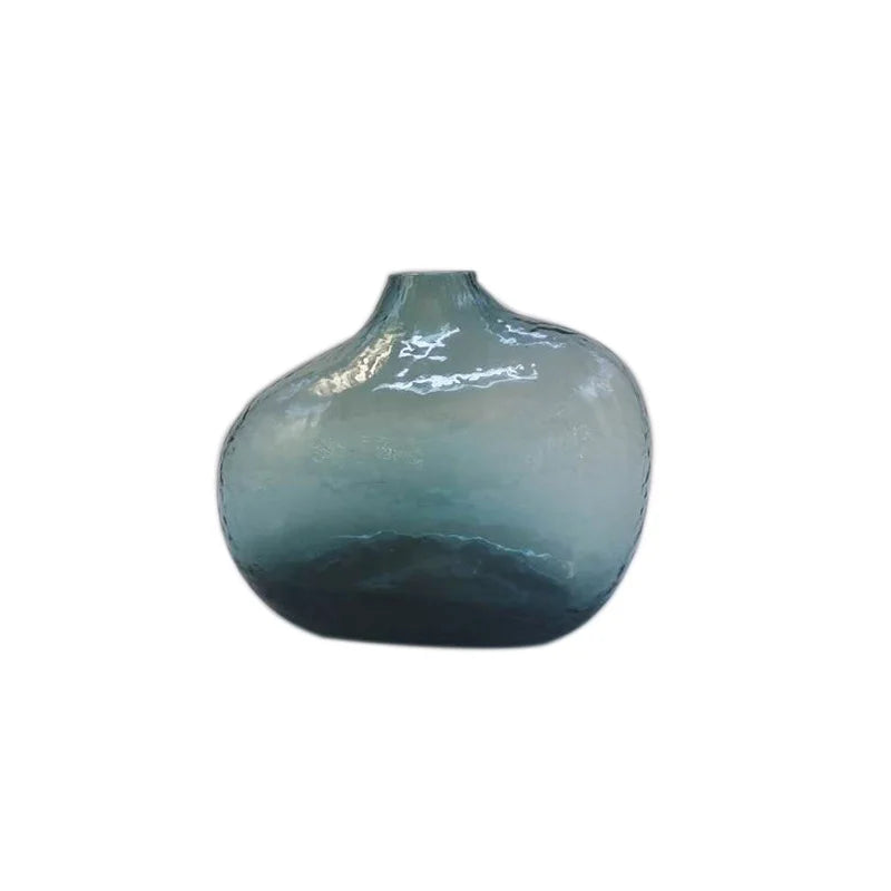 Geometric Zen Glass Vase for Single Flower Arrangement
