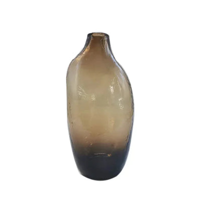 Geometric Zen Glass Vase for Single Flower Arrangement - 5.5X4.5X20CM - Vase