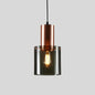 Glass 1-Light Pendant Lamp - Bottle Shaped Down Lighting - Modern Ceiling Suspension