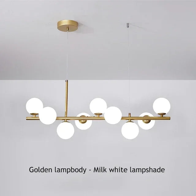 Glass Ball Ceiling Chandelier for Home Lighting - Chandelier