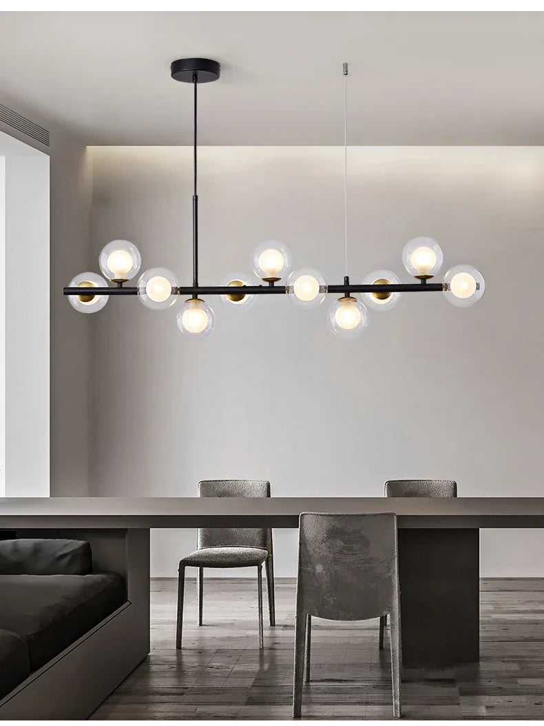 Glass Ball Ceiling Chandelier for Home Lighting - Chandelier