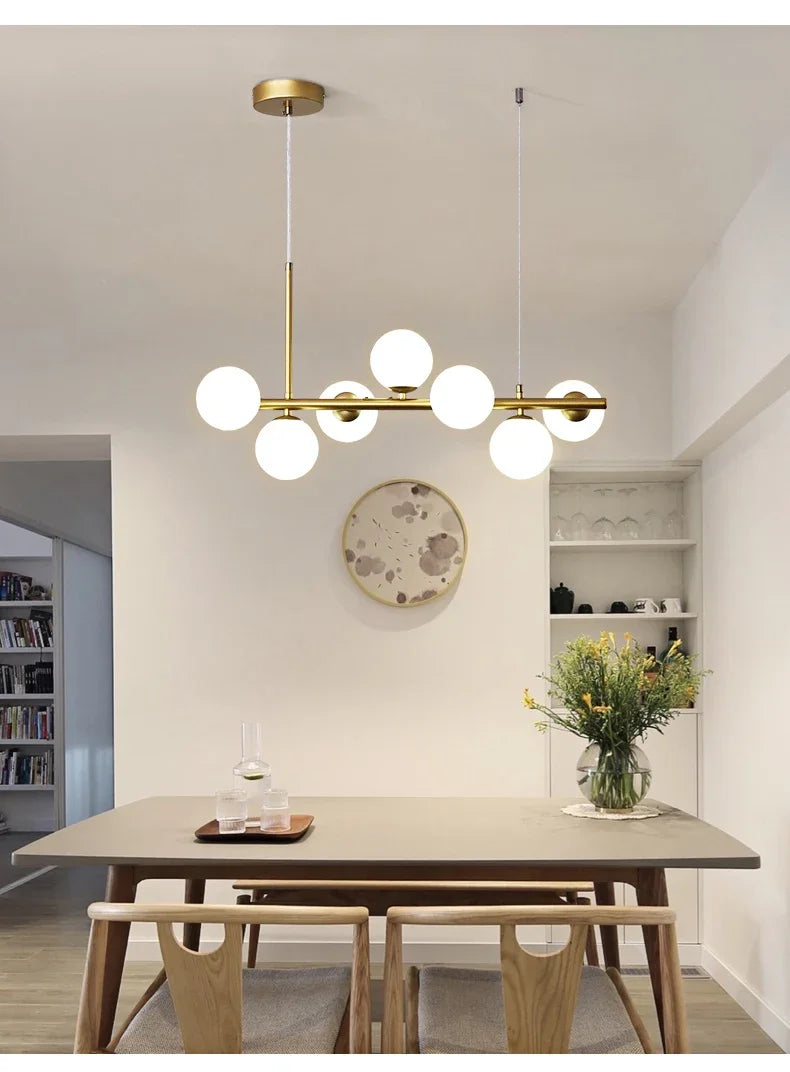 Glass Ball Ceiling Chandelier for Home Lighting - Chandelier