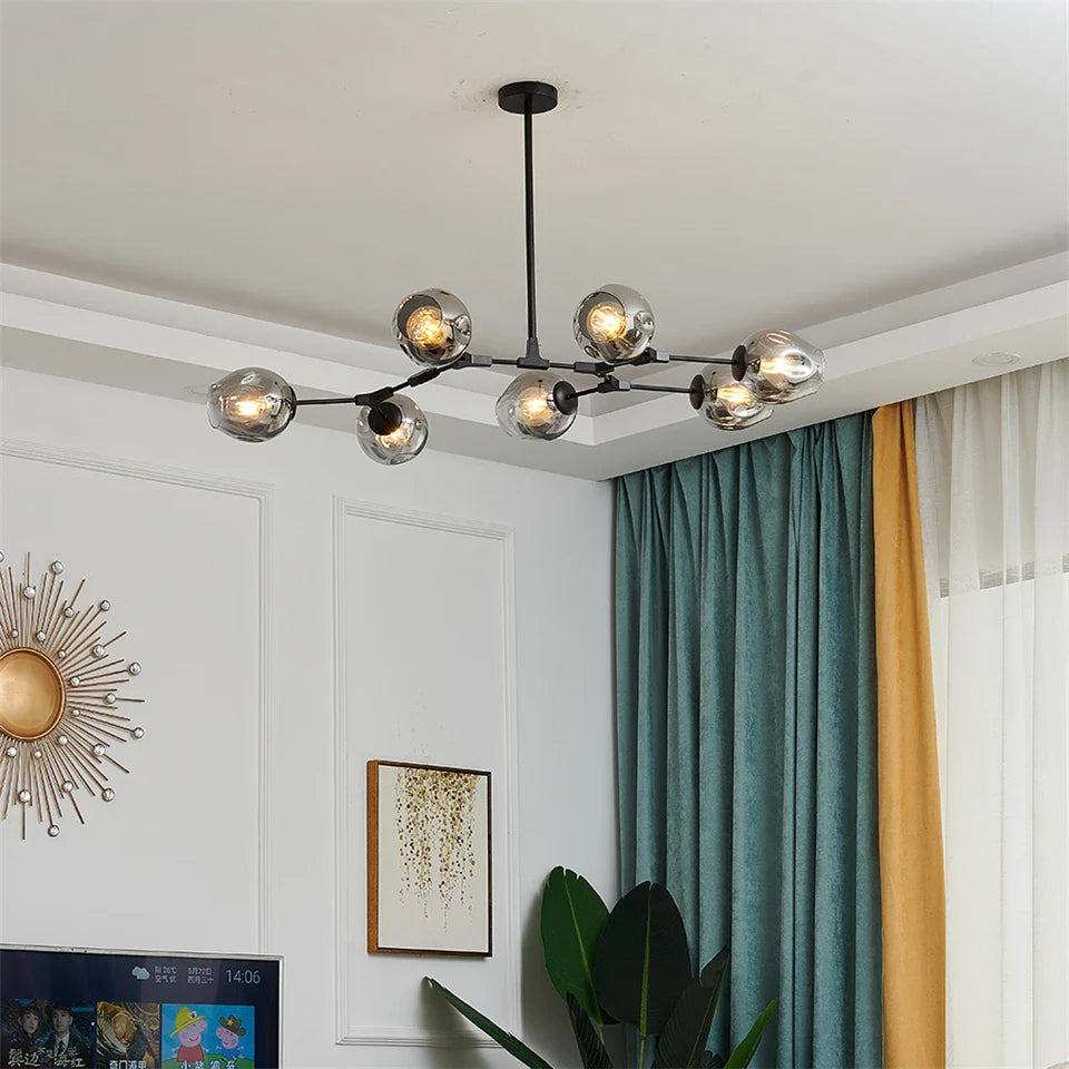 Glass Ball LED Chandelier - Nordic Style - Chandelier