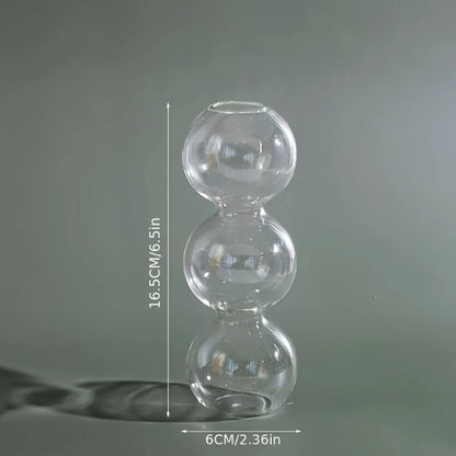Glass Bubble Hydroponic Vase for Wedding and Home - S size 1pc - Vase