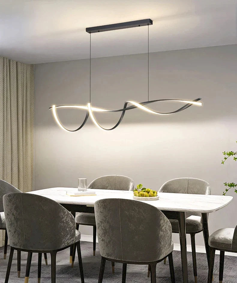 Glass Pendant Lights with LED for Modern Home Decor - Chandelier