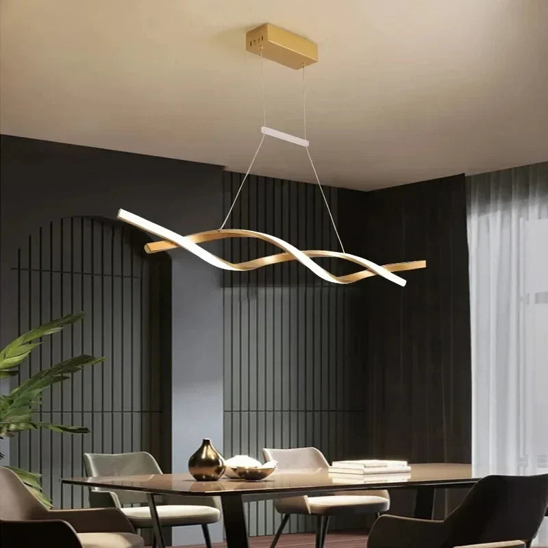 Glass Pendant Lights with LED for Modern Home Decor - Chandelier