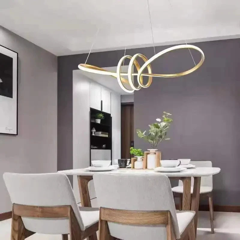 Glass Pendant Lights with LED for Modern Home Decor - Chandelier