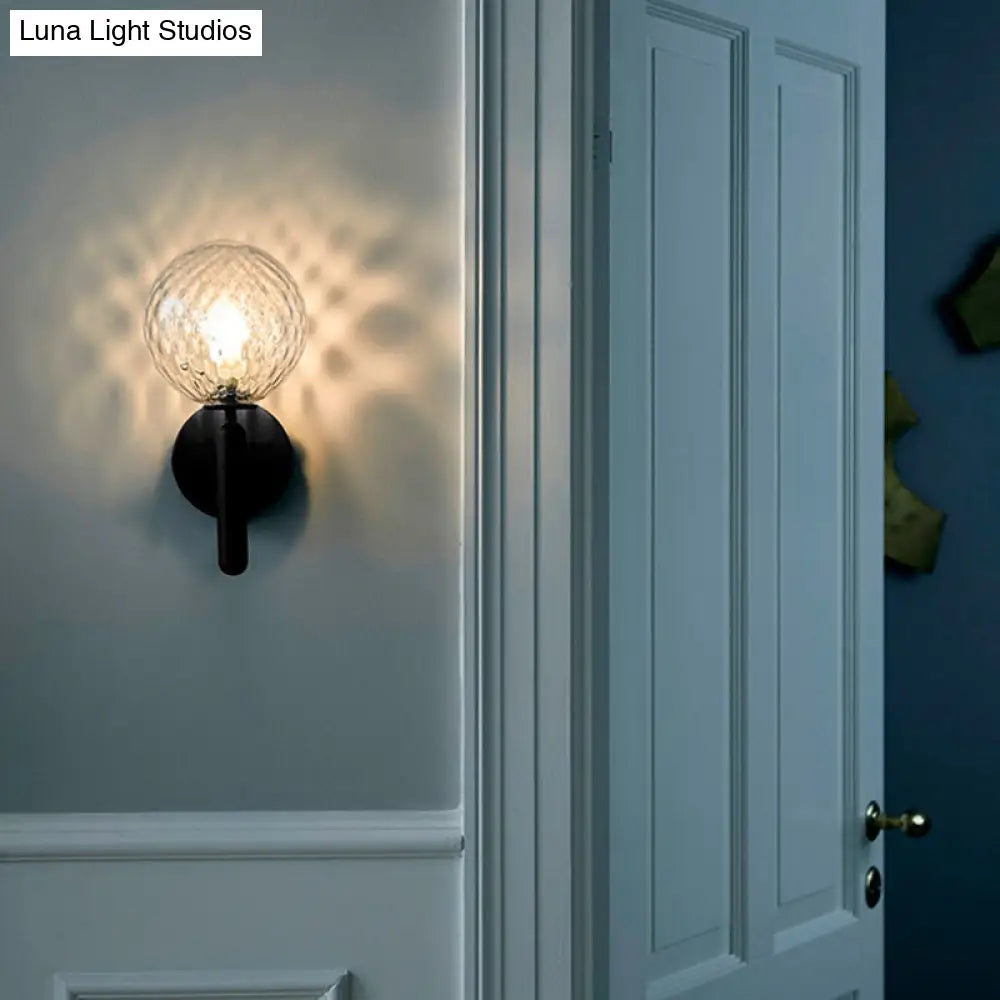 DecorBites™ DecorBites™ Glass Single-Bulb Stairway Wall Sconce with Simple Style Lighting
