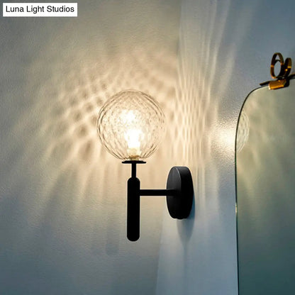 DecorBites™ DecorBites™ Glass Single-Bulb Stairway Wall Sconce with Simple Style Lighting