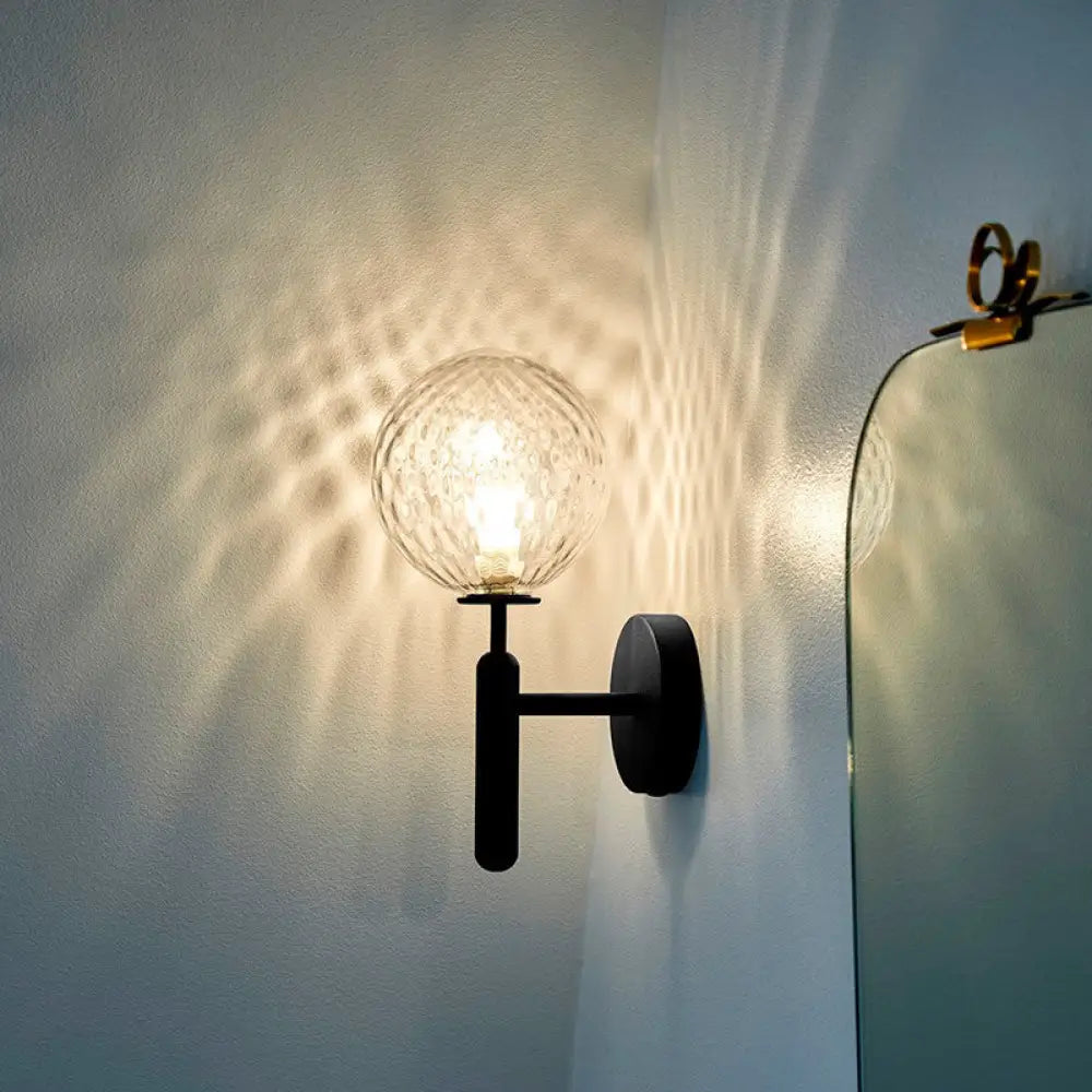 DecorBites™ DecorBites™ Glass Single-Bulb Stairway Wall Sconce with Simple Style Lighting