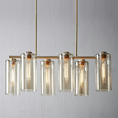 مصباح معلق زجاجي من DecorBites™ لسقف الجزيرة الحديث وغرفة الطعام