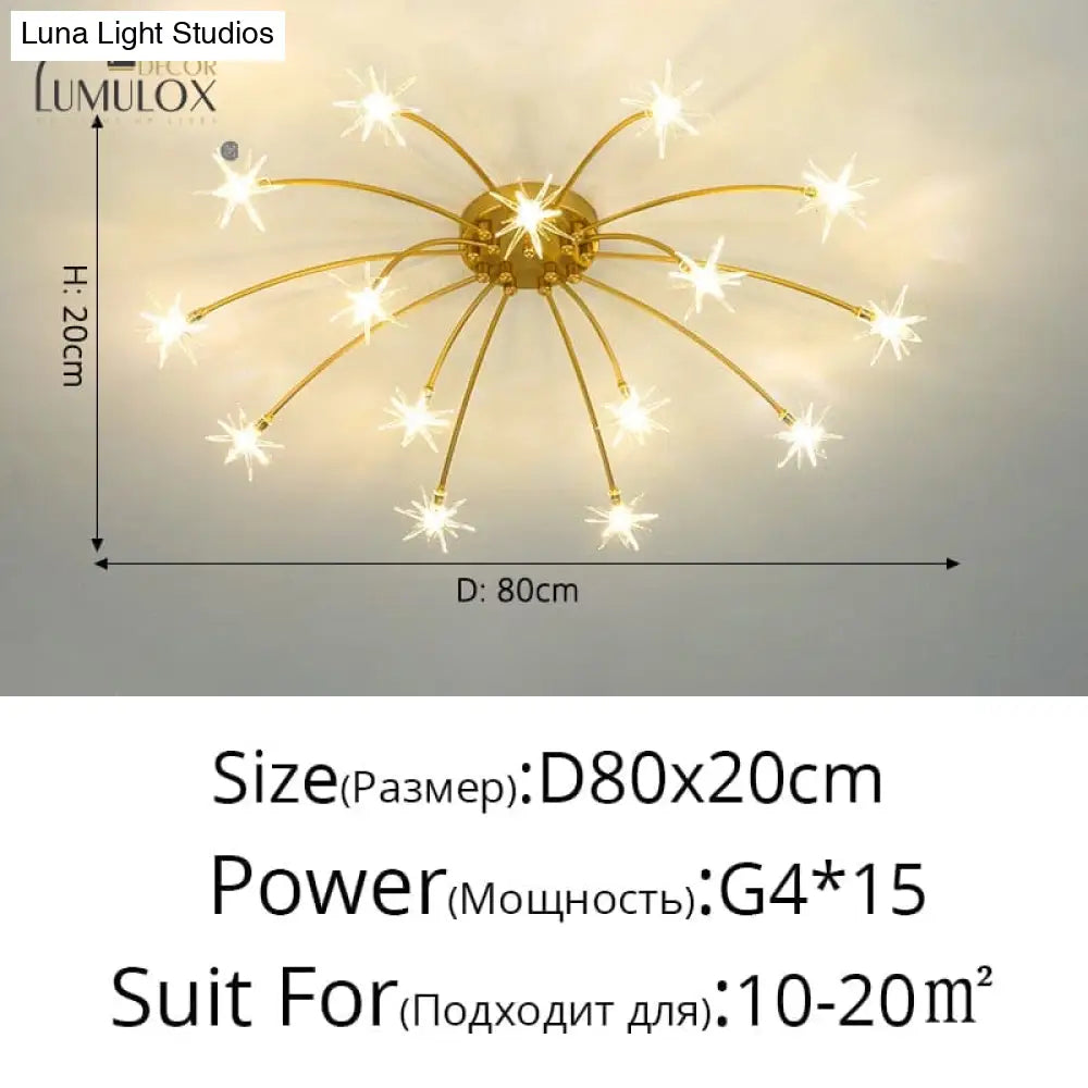 DecorBites™ Glory - LED Flowers Chandeliers