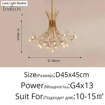 DecorBites™ Glory - LED Flowers Chandeliers