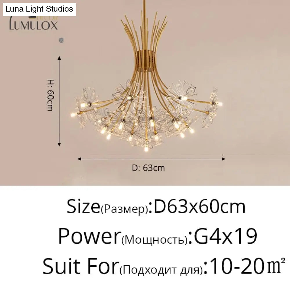 DecorBites™ Glory - LED Flowers Chandeliers