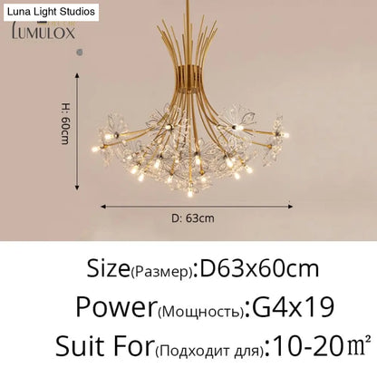 DecorBites™ Glory - LED Flowers Chandeliers