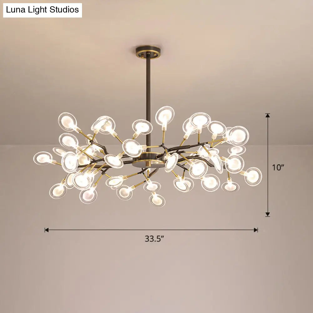 Lámpara de araña Glowworm: Lámpara colgante acrílica posmoderna para comedor