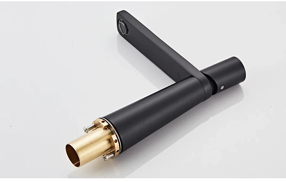 Gold Brass Basin Faucet for Bathroom Sink