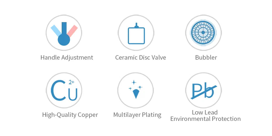 Gold Brass Basin Faucet for Bathroom Sink